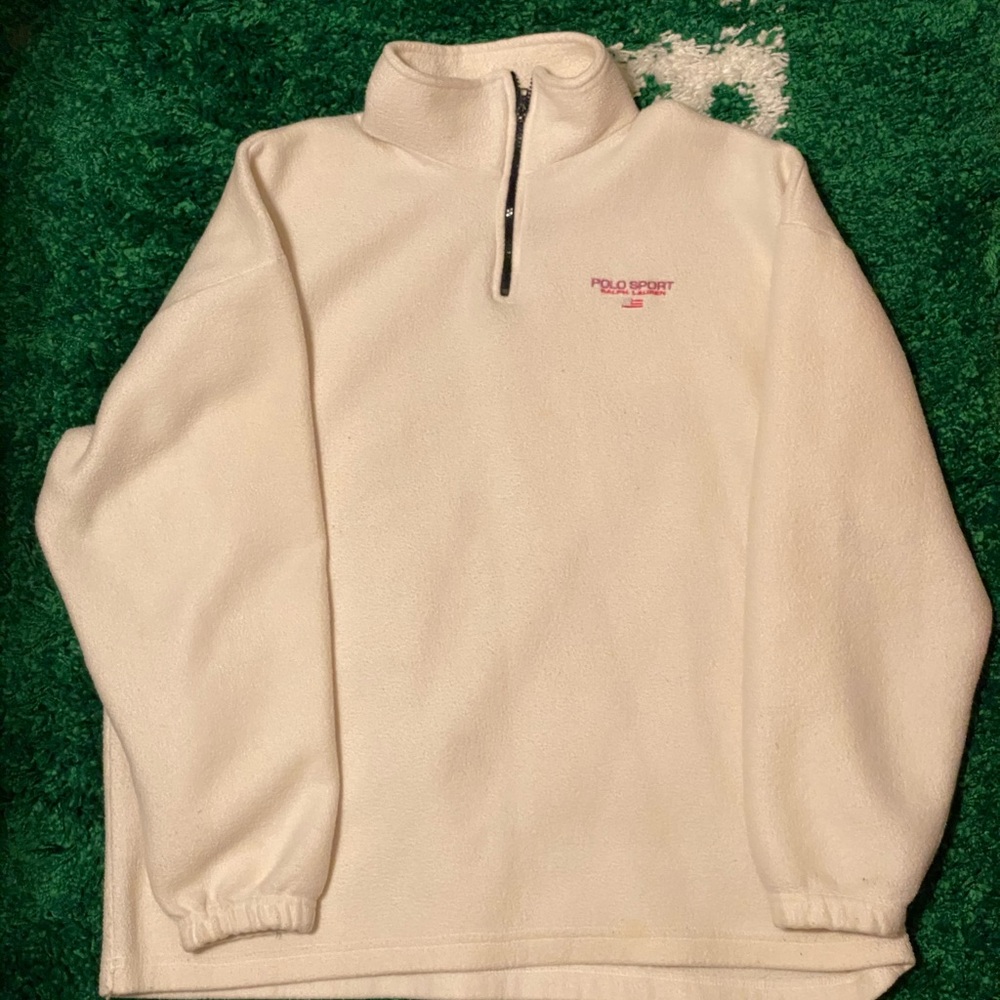Vintage 90s polo sport fleece quarter zip
